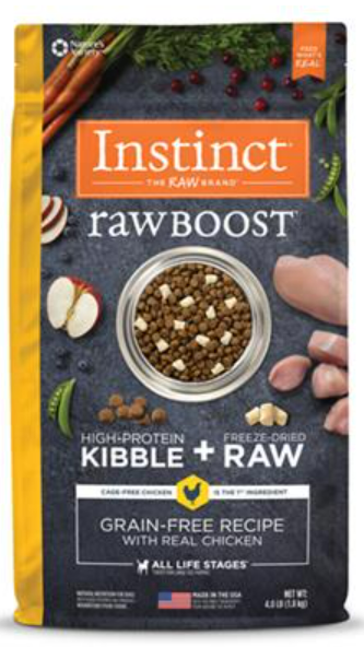 Natures Variety Instinct Raw Boost Grain-Free Chicken or Beef Dog Food image 0