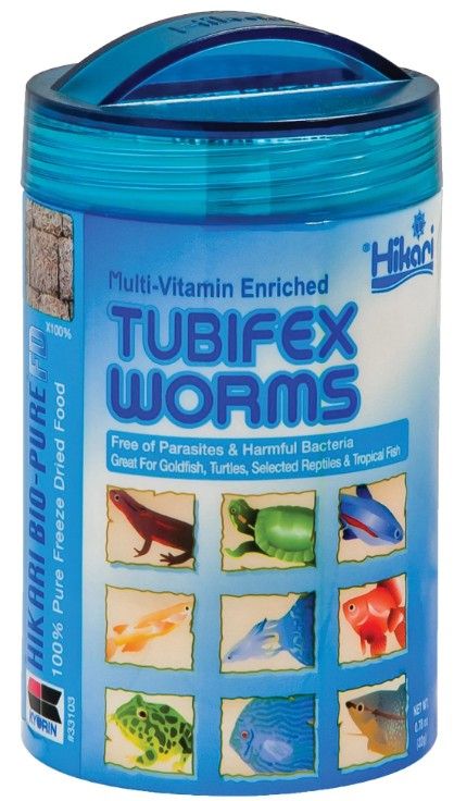 Hikari Tubifex Worms - Freeze Dried image 0