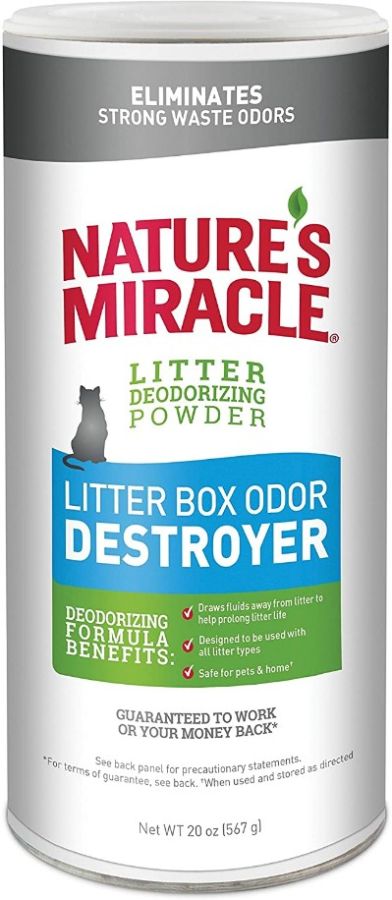 Nature's Miracle Just For Cats Litter Box Odor Destroyer - Deodorizing Powder image 0