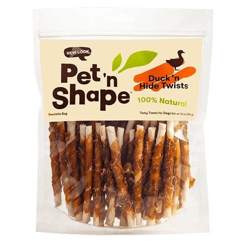 Pet 'n Shape 100% Natural Duck Hide Twists image 0