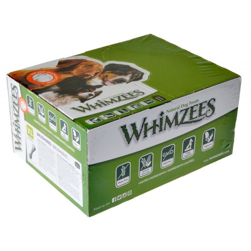 Whimzees Brushzees X-Large Dental Treats - Bulk image 0