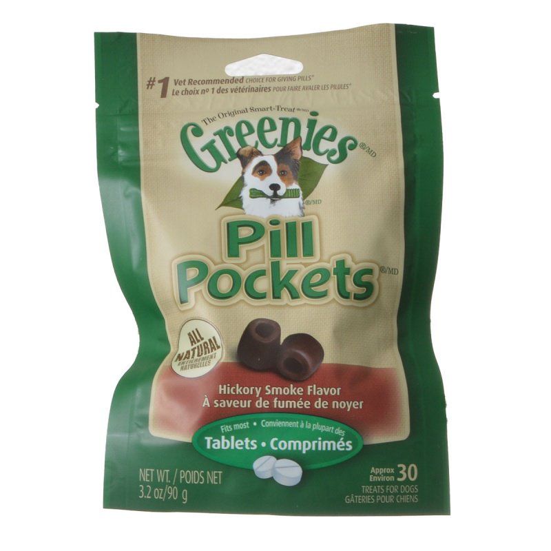 Greenies Pill Pockets Dog Treats Hickory Smoke Flavor image 0