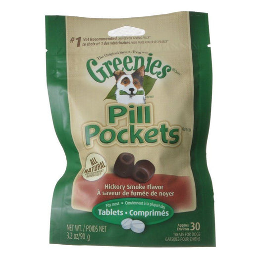 Greenies Pill Pockets Dog Treats Hickory Smoke Flavor image 0
