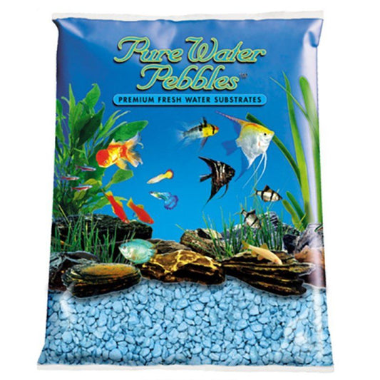 Pure Water Pebbles Aquarium Gravel - Heavenly Blue image 0