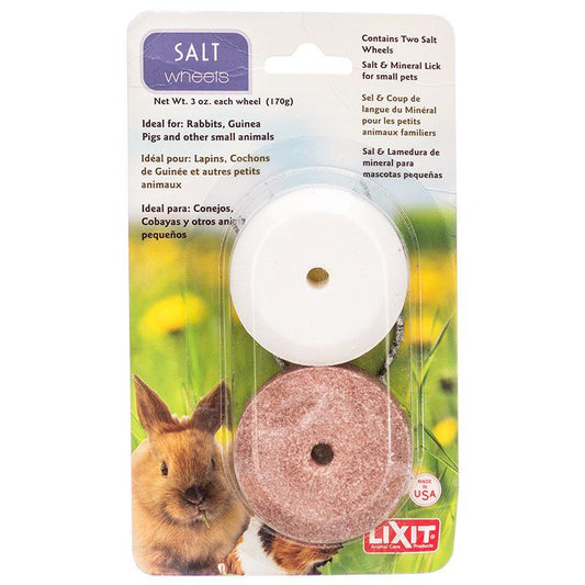 Lixit Salt & Mineral Wheels for Small Pets image 0