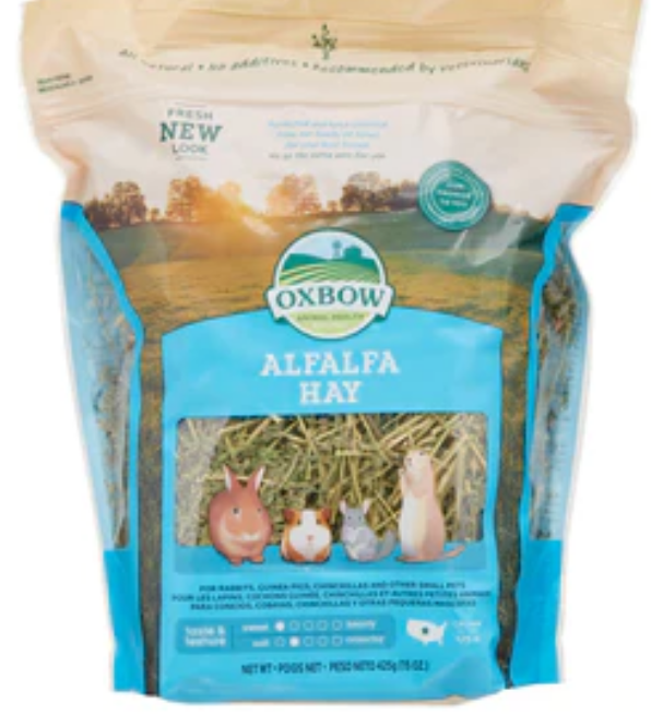 Oxbow Alfalfa Hay Small Animal Hay - 15 oz Bag image 0