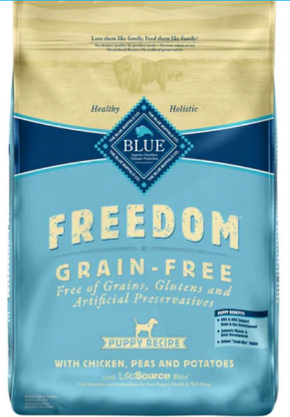 Blue Buffalo Freedom Grain Free Chicken Recipe Puppy Dry Dog Food 24lb Bag image 0