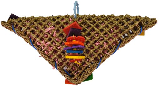 AE Cage Company Happy Beaks Triangle Vine Mat for Birds Large image 0