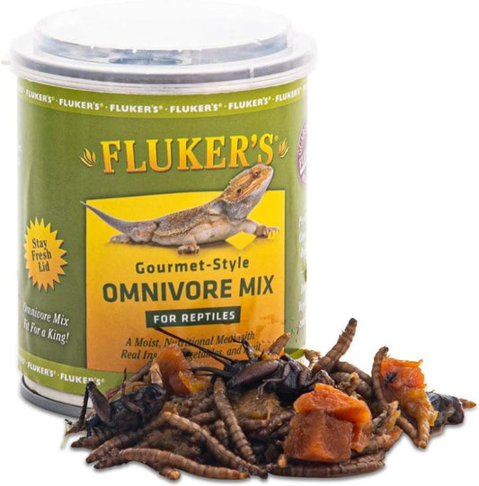 Flukers Gourmet Style Canned Omnivore Mix for Reptiles image 0