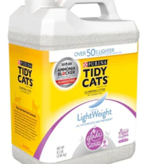 Tidy Cats Lightweight Blossom Scented Tough Odor Solution Litter 8.5lb - 2 Pack image 0