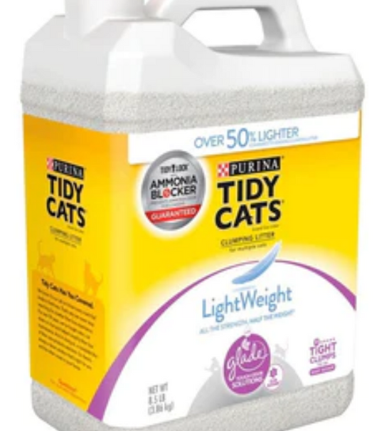 Tidy Cats Lightweight Blossom Scented Tough Odor Solution Litter 8.5lb - 2 Pack image 0