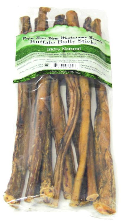 Papa Bow Wow Buffalo Bully Sticks 12 Inch Long image 0