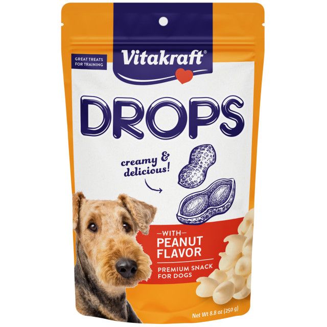 VitaKraft Drops with Peanut Dog Treats image 0