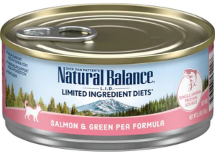 Natural Balance L.I.D. Limited Ingredient Diets Salmon & Green Pea 5.5oz 24 Cans image 0