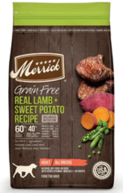 Merrick Grain-Free Lamb & Sweet Potato Dry Dog Food image 0