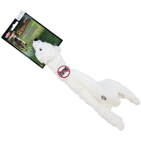 Spot Skinneeez Plush Arctic Fox Assorted Dog Toy image 0
