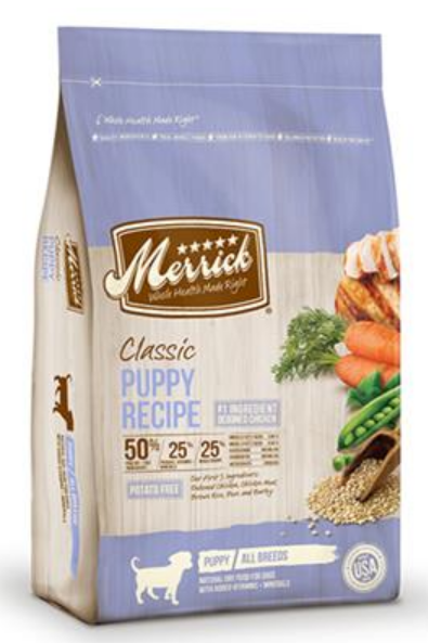 Merrick Classic Puppy Recipe 12lb Bag image 0