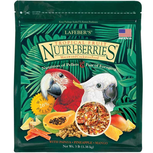 Lafeber Tropical Fruit Nutri-Berries Macaw & Cockatoo Food image 0