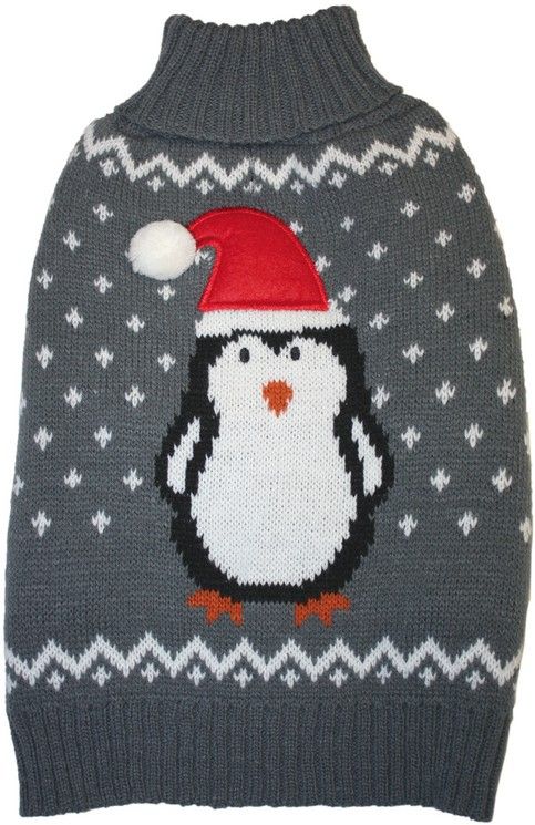 Fashion Pet Gray Penguin Dog Sweater image 0