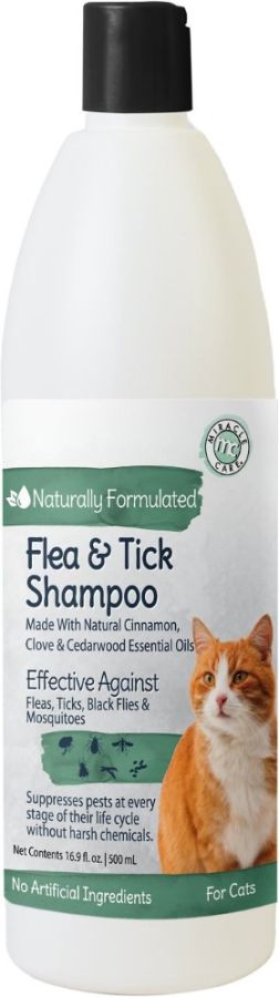 Miracle Care Natural Flea and Tick Shampoo For Cats image 0