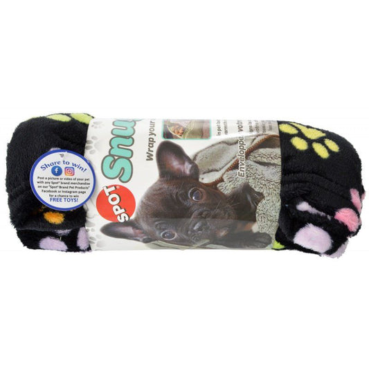 Spot Snuggler Rainbow Pawprint Pet Blanket image 0