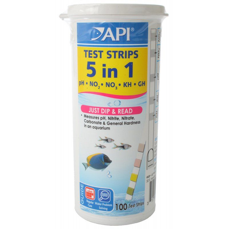 API 5 in 1 Aquarium Test Strips image 0