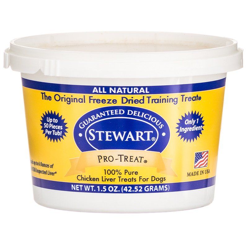 Stewart Pro-Treat 100% Freeze Dried Chicken Liver for Dogs image 0