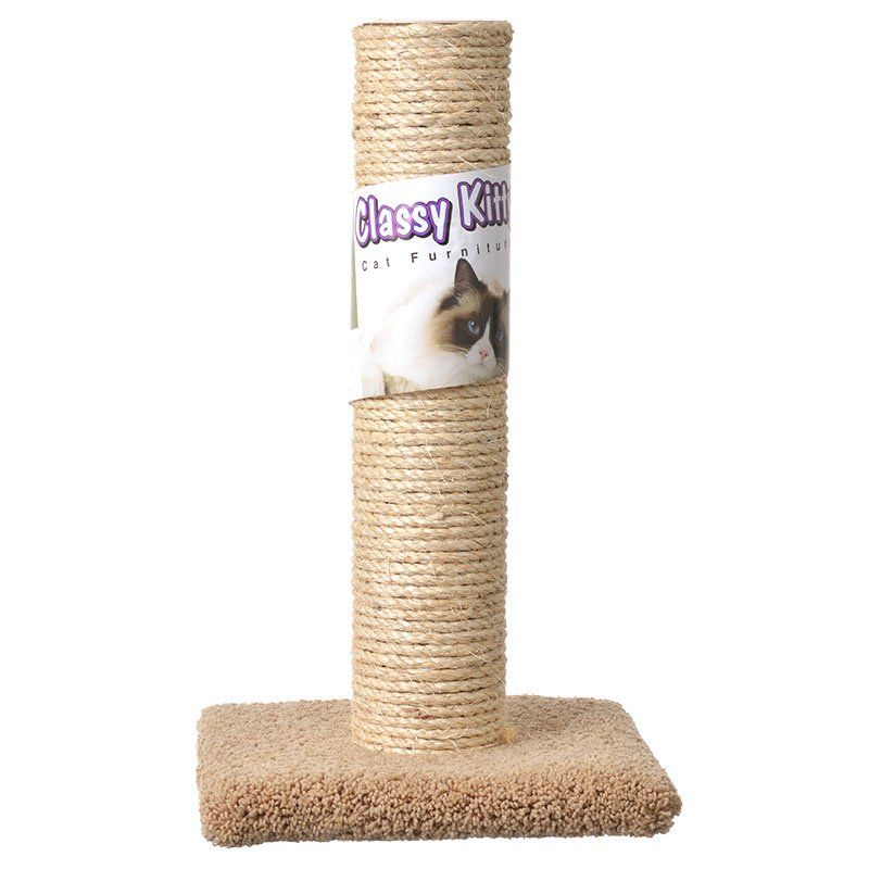 Classy Kitty Cat Sisal Scratching Post image 0