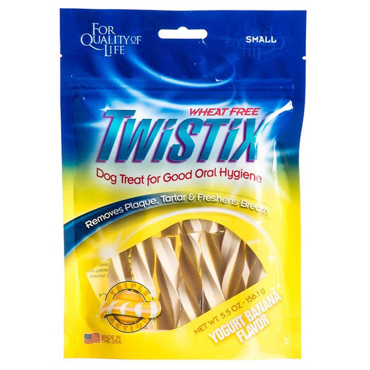 Twistix Wheat-Free Yogurt & Banana Dental Dog Treats image 0