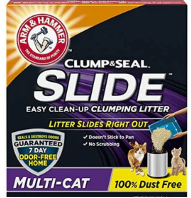Arm & Hammer Slide Multi-Cat Clumping Cat Litter image 0