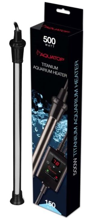 Aquatop Titanium Aquarium Heater with Controller image 0