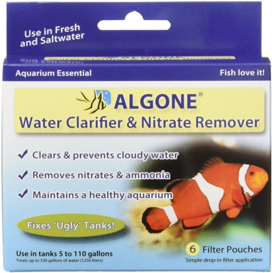 Algone Water Clarifier & Nitrate Remover for Aquariums image 0
