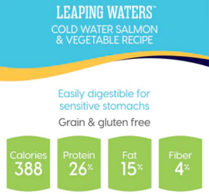 Solid Gold Leaping Waters Adult Cold Water Salmon and Vegetable Dog Food -22lbs. image 1