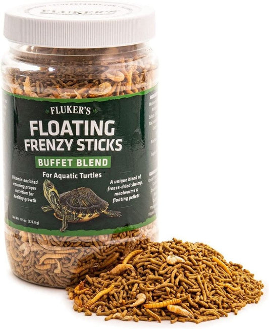 Flukers Floating Frenzy Buffet Blend for Aquatic Turtles image 0