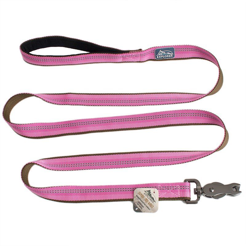 K9 Explorer Reflective Leash with Scissor Snap - Rosebud image 0