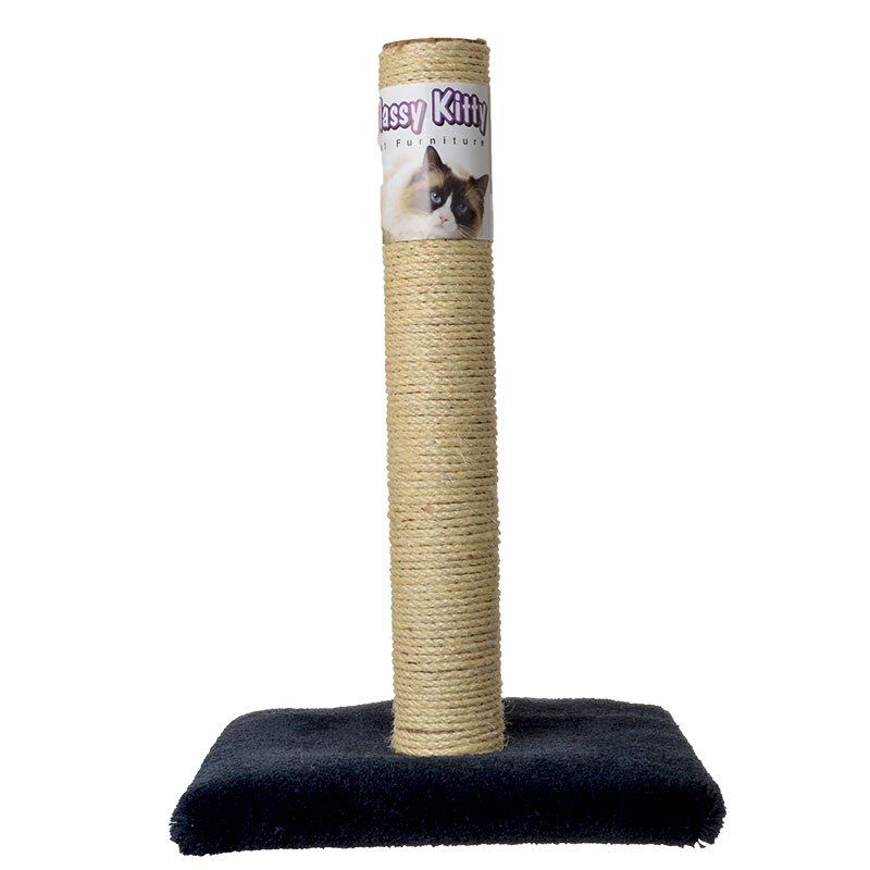 Classy Kitty Cat Sisal Scratching Post - 26" image 0