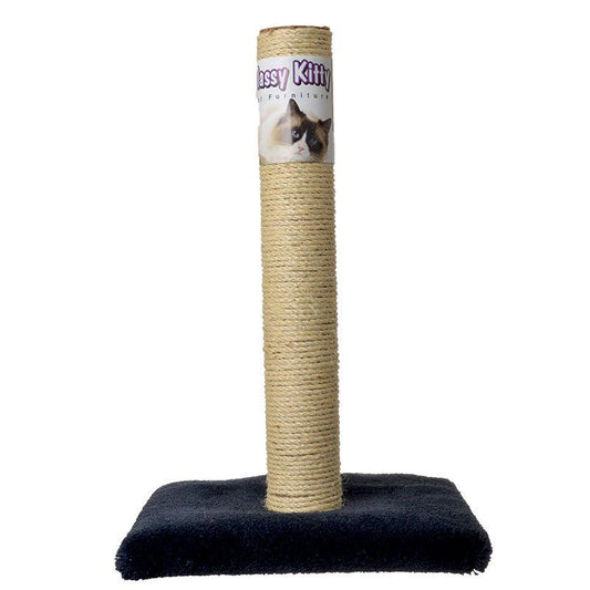 Classy Kitty Cat Sisal Scratching Post - 26" image 0