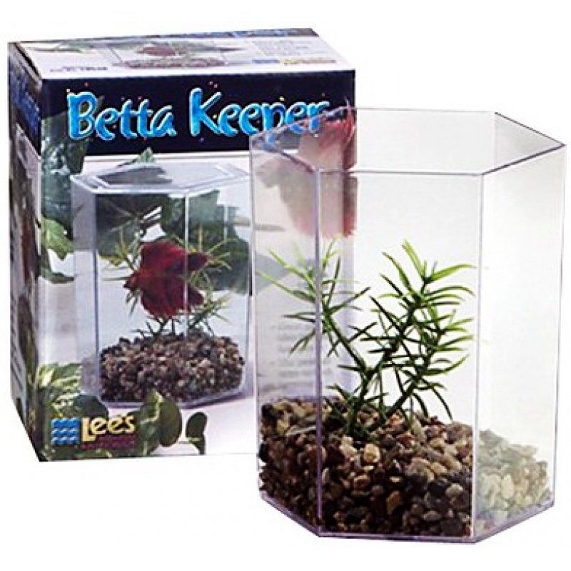 Lees Betta Keeper Hex Aquarium Kit image 0