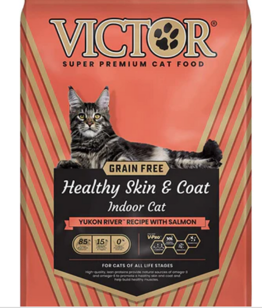 Victor Grain Free Healthy Skin & Coat Indoor Cat Dry Cat Food image 0