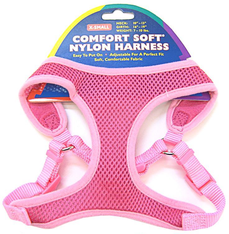 Coastal Pet Comfort Soft Adjustable Harness - Bright Pink image 0
