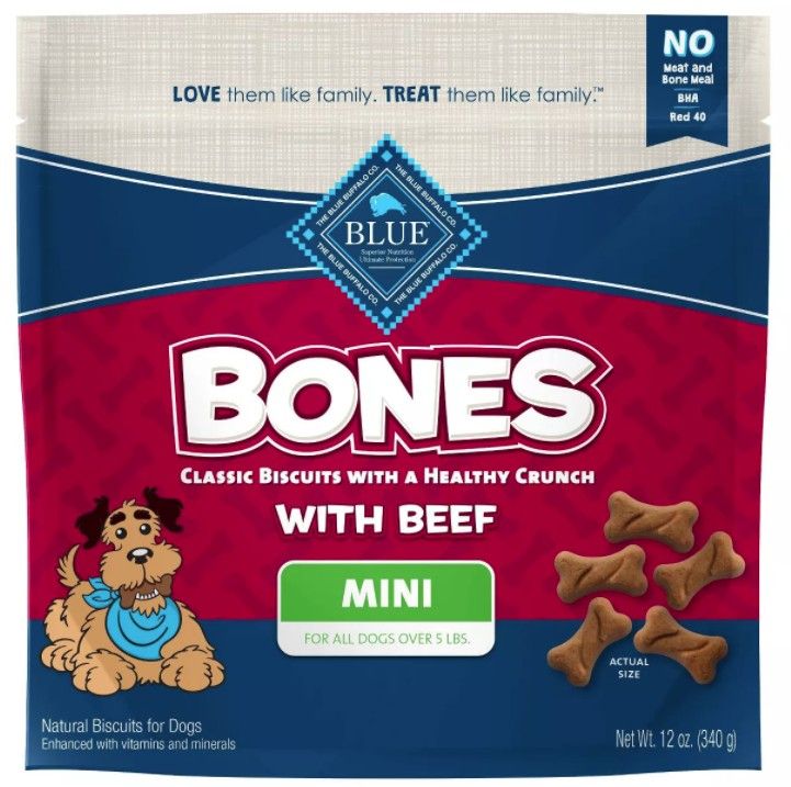 Blue Buffalo Classic Bone Biscuits with Beef Mini image 0