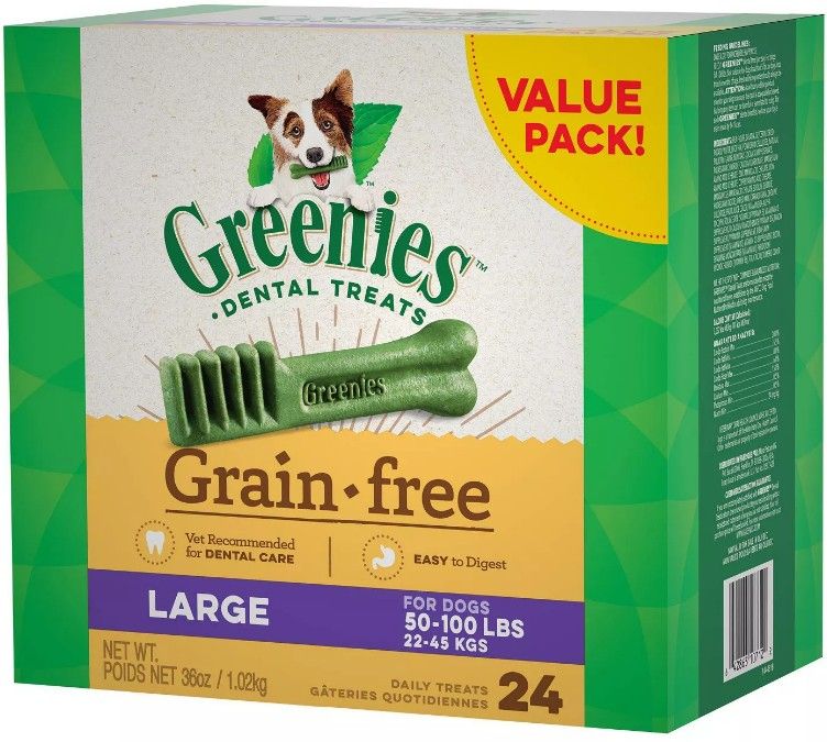 Greenies Grain Free Large Dental Dog Treat image 0
