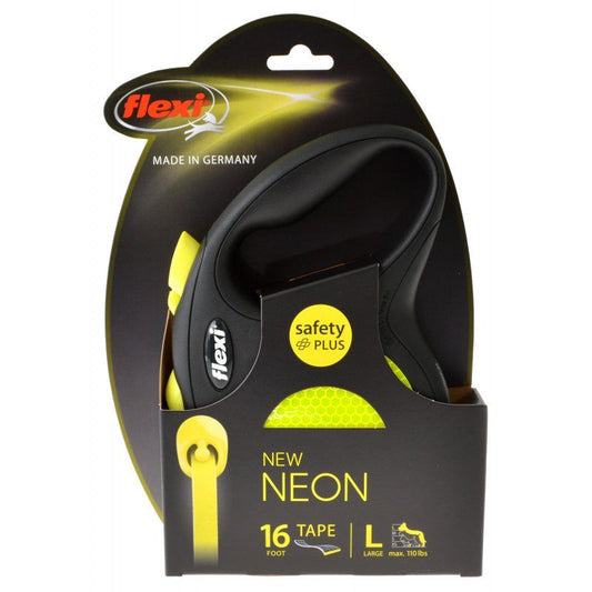 Flexi New Neon Retractable Tape Leash image 0