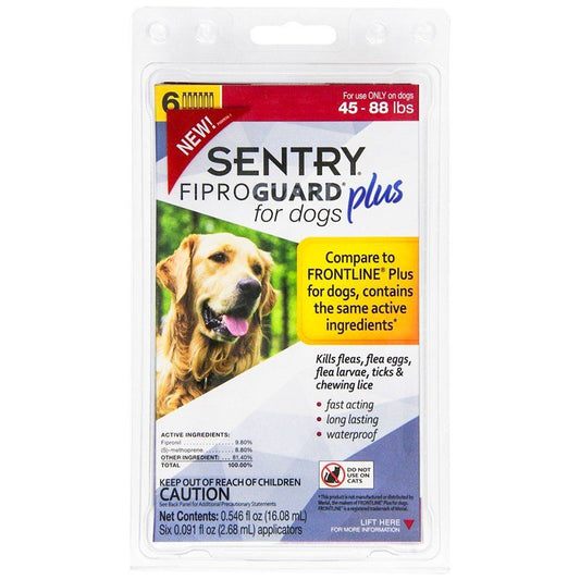 Sentry Fiproguard Plus IGR Flea and Tick for Dogs & Puppies image 0