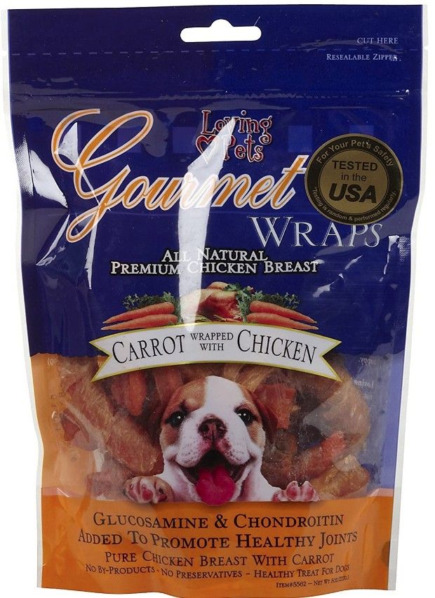 Loving Pets Gourmet Carrot & Chicken Wraps image 0