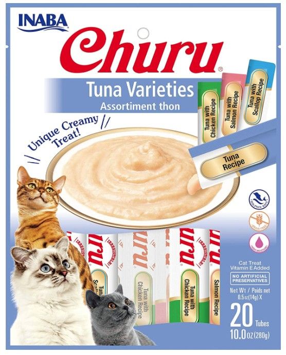 Inaba Churu Tuna Varieties Creamy Cat Treat image 0