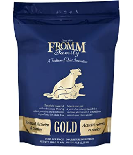 FROMM Gold Reduced Activity Small and Medium-Breed Senior Dry Dog Food image 0