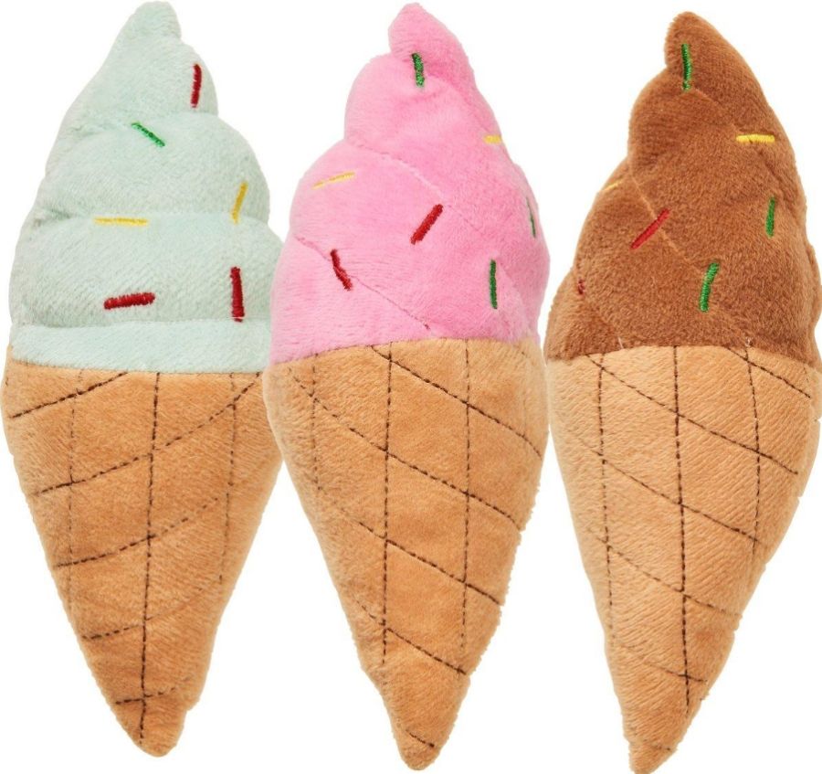Cosmo Furbabies Ice Cream Cone Plush Toy Assorted Colots image 0