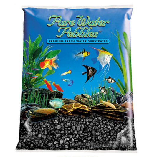 Pure Water Pebbles Aquarium Gravel - Jet Black image 0