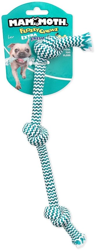 Mammoth Extra Fresh 3 Knot Tug Dog Toy image 0